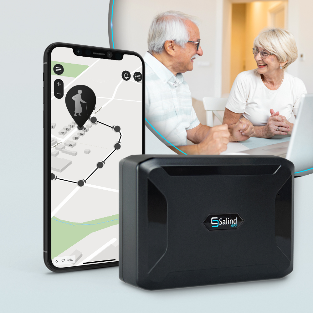 GPS tracker seniors for people with dementia large battery
